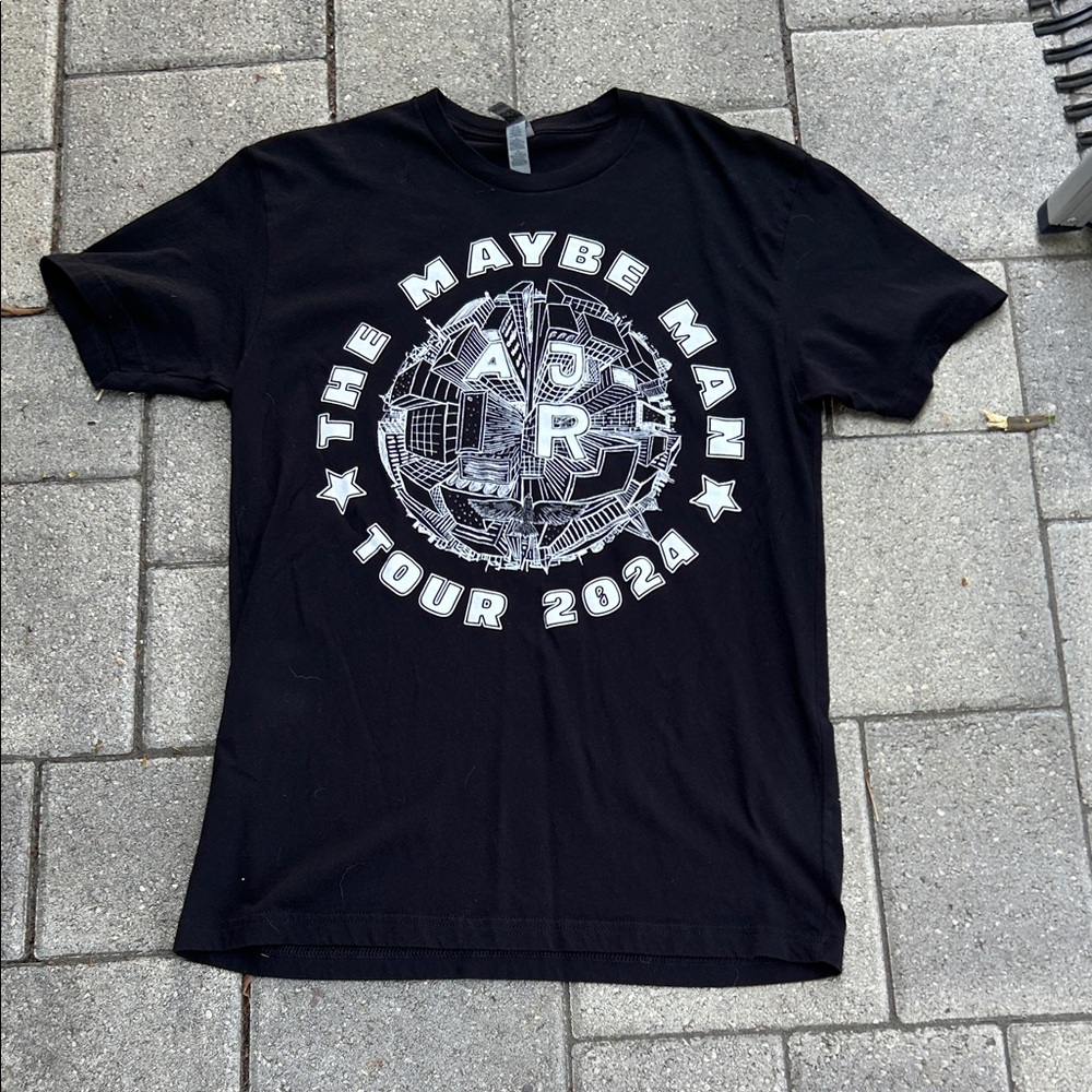 AJR Band 'The Maybe Man' 2024 Concert Tour VIP Package Exclusive T Shirt